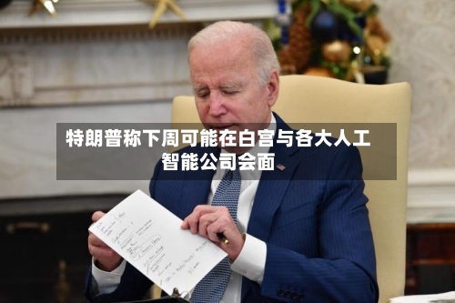 特朗普称下周可能在白宫与各大人工智能公司会面-第2张图片