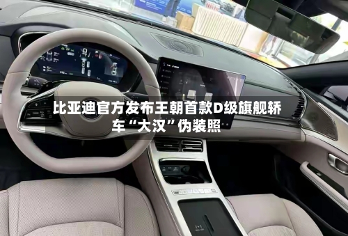 比亚迪官方发布王朝首款D级旗舰轿车“大汉”伪装照-第2张图片
