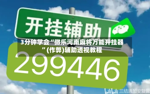 3分钟学会“微乐河南麻将万能开挂器	”(作弊)辅助透视教程-第2张图片