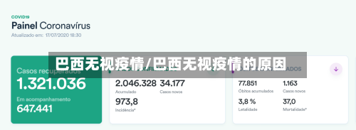 巴西无视疫情/巴西无视疫情的原因