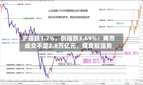 沪指跌1.7%，创指跌3.69%：两市成交不足2.8万亿元，煤炭股强势-第2张图片