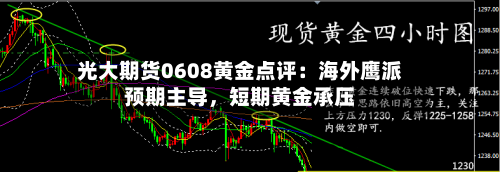 光大期货0608黄金点评：海外鹰派预期主导，短期黄金承压
