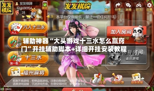 辅助神器“大头游戏十三水怎么赢窍门	”开挂辅助脚本+详细开挂安装教程-第2张图片