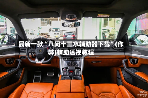 最新一款“八闵十三水辅助器下载”(作弊)辅助透视教程