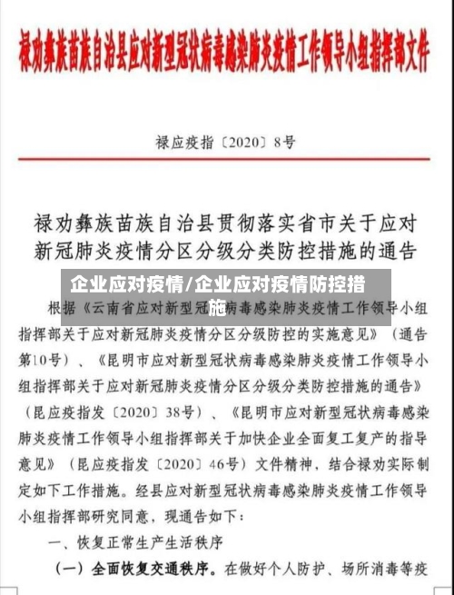 企业应对疫情/企业应对疫情防控措施-第2张图片