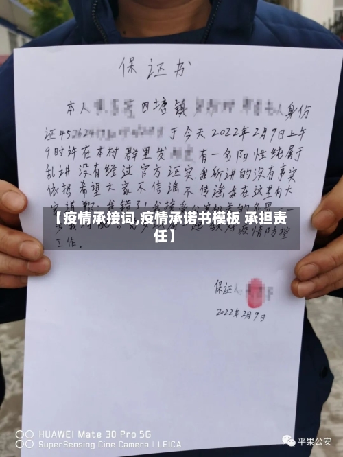 【疫情承接词,疫情承诺书模板 承担责任】-第2张图片