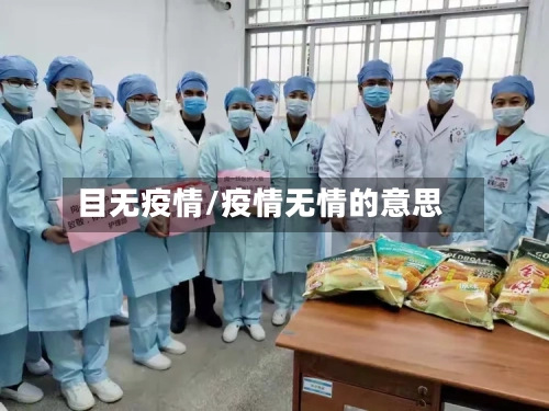 目无疫情/疫情无情的意思