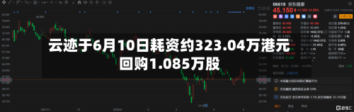 云迹于6月10日耗资约323.04万港元回购1.085万股