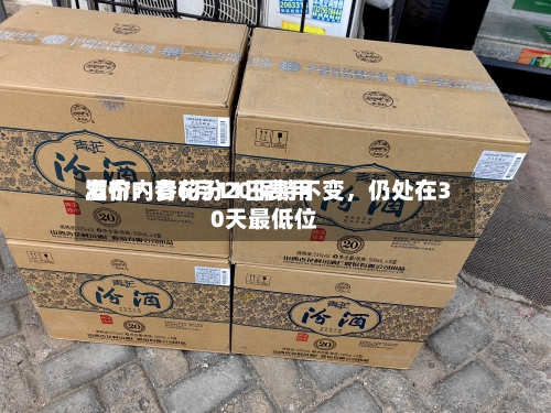 酒价内参6月11日费用发布：青花汾20保持不变	，仍处在30天最低位-第3张图片