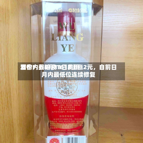 酒价内参6月11日费用发布：五粮液1618上涨2元，自前日月内最低位连续修复-第2张图片