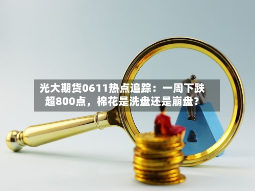 光大期货0611热点追踪：一周下跌超800点，棉花是洗盘还是崩盘？-第2张图片