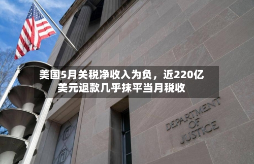 美国5月关税净收入为负，近220亿美元退款几乎抹平当月税收-第2张图片