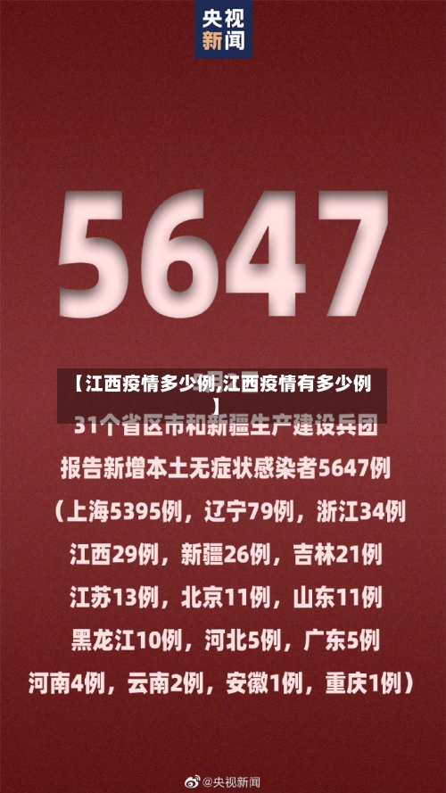 【江西疫情多少例,江西疫情有多少例】-第2张图片