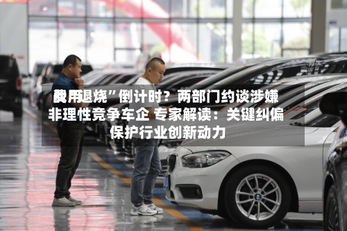 费用战“退烧	”倒计时？两部门约谈涉嫌非理性竞争车企 专家解读：关键纠偏 保护行业创新动力-第3张图片