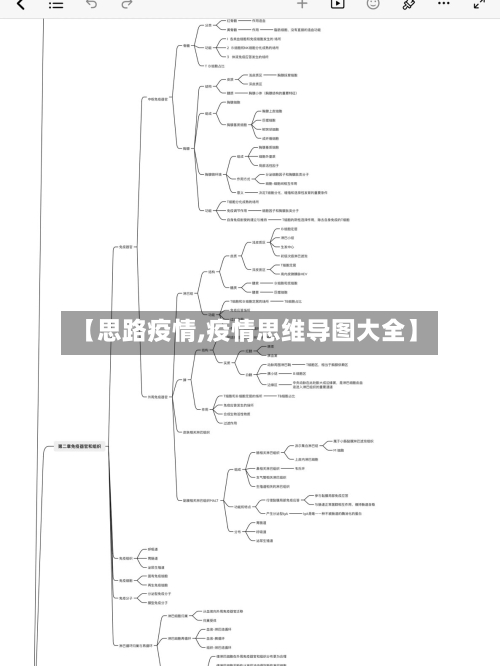 【思路疫情,疫情思维导图大全】