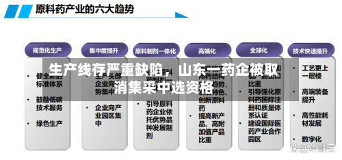 生产线存严重缺陷，山东一药企被取消集采中选资格-第2张图片