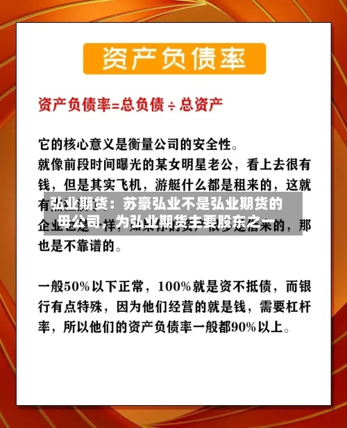 弘业期货：苏豪弘业不是弘业期货的母公司	，为弘业期货主要股东之一-第2张图片