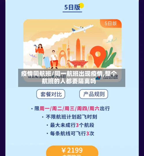 疫情同航班/同一航班出现疫情,整个航班的人都要隔离吗-第2张图片
