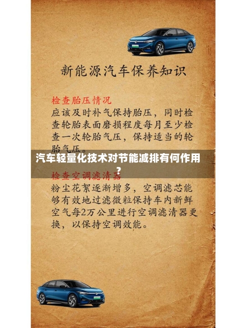 汽车轻量化技术对节能减排有何作用？-第3张图片