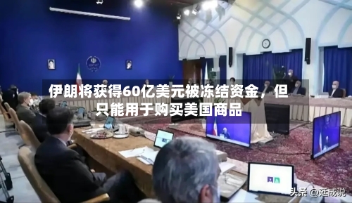 伊朗将获得60亿美元被冻结资金，但只能用于购买美国商品-第2张图片