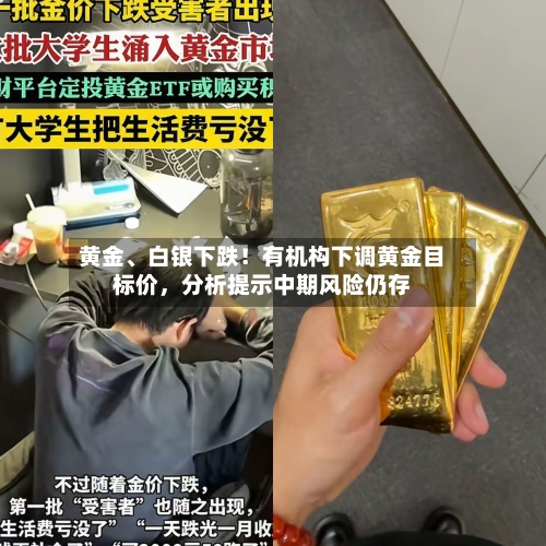 黄金、白银下跌！有机构下调黄金目标价，分析提示中期风险仍存