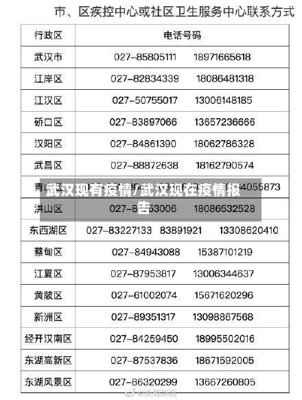 武汉现有疫情/武汉现在疫情报告-第2张图片