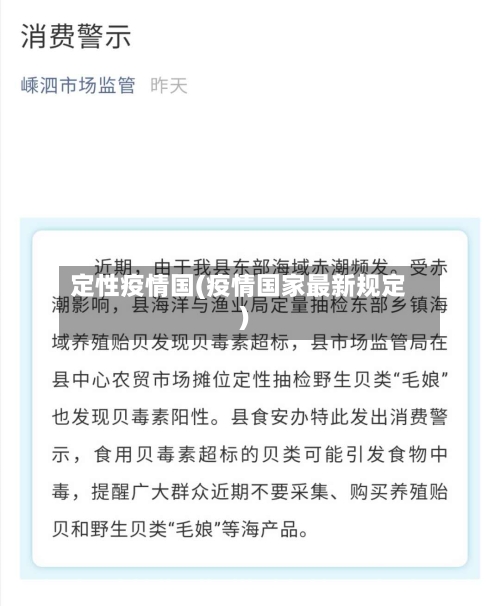 定性疫情国(疫情国家最新规定)-第3张图片